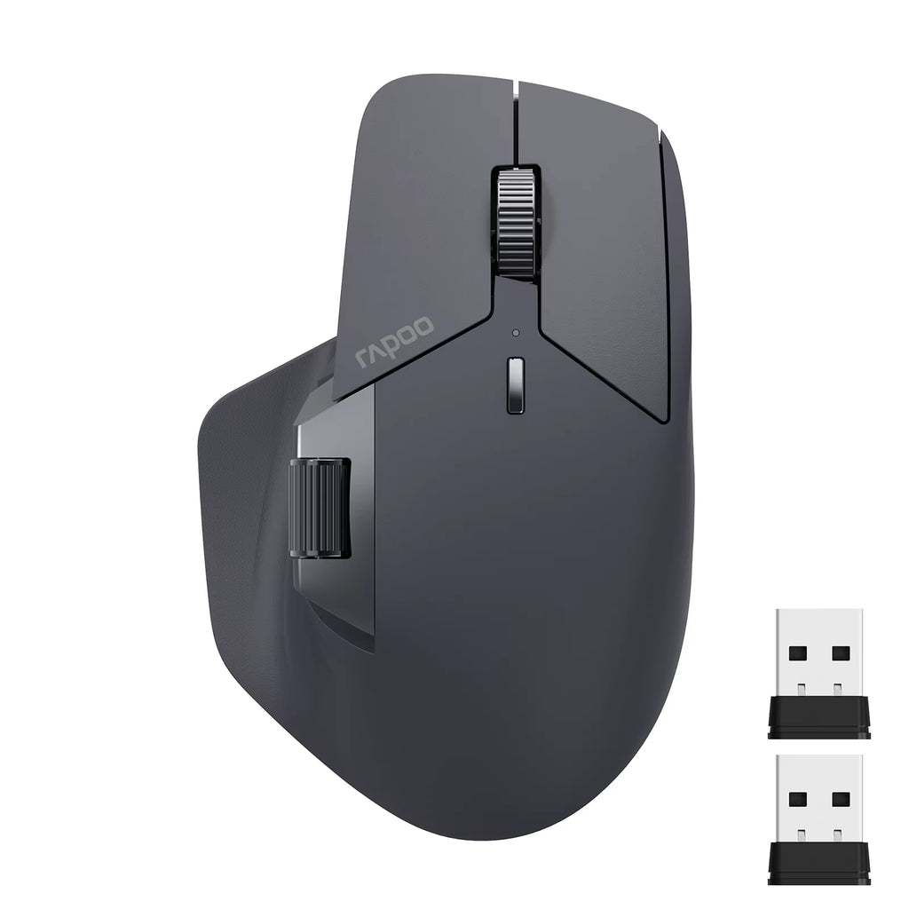 MT760L/MT760M Multi-Mode Rechargeable Wireless Mouse Ergonomic 4000 DPI Support up to 4 Devices Bluetooth Mouse