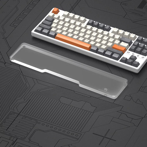 Acrylic Keyboard Wrist Rest,Ergonomic Palm Rest,Anti-Slip Pad for Laptop,87-Key Keyboard